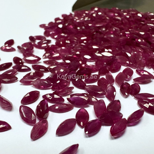 Bán buôn hiệu chuẩn Loose <span class=keywords><strong>Marquise</strong></span> <span class=keywords><strong>Ruby</strong></span> đá chứng nhận tự nhiên đá quý màu đỏ đối với trang sức làm - Product Image 3