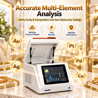 Analyseur de métaux précieux de bureau pour l'or, l'argent, le platine et les bijoux avec analyse de composition XRF et contrôle tactile