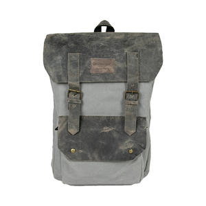 Outdoor Leather <b>Bag</b> High Quality Unique Design Panama Fabric Water Resistant Vintage <b>Bag</b> Made In Turkey Wholesale - Product Image 1