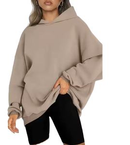 Sudaderas con capucha de gran tamaño con diseño personalizado para mujer con sudaderas con capucha de alta calidad para mujer 2026 - Product Image 3