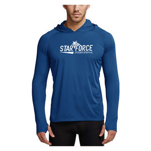 Full Sublimation Polyester Fishing Shirt Custom Logo UPF 50 rash guard Fishing Wear Long Sleeve <b>Hoodies</b> - Product Image 1