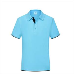 Maillot de golf 100% coton pour hommes, polo de haute qualité, chemises à manches courtes, tissu tricoté imprimé décontracté respirant, options de taille plus - Product Image 1