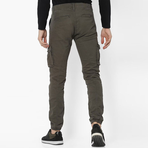 2025 nueva llegada diseño personalizado pantalones Cargo para hombre secado rápido Color único 4 bolsillo estilo con patrón recto último diseño - Product Image 3