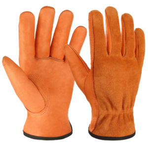Bracelet réglable en cuir de vachette robuste de qualité supérieure Gants de travail antistatiques pour conducteur Respirant Sécurité industrielle - Product Image 3