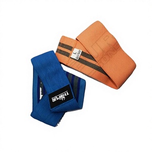 Bandes d'exercice en tissu polyester à résistance élevée pour la maison et la salle de sport, idéales pour les entraînements des jambes et des fessiers, avec grip élastique - Product Image 1