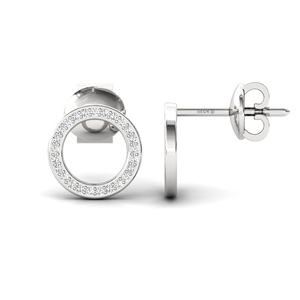 Pendientes de diamante auténtico para mujer, joyería fina de oro sólido de diseño de lujo, pendientes con diamantes reales, joyería - Product Image 2