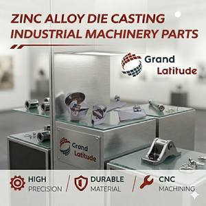 Piezas de Maquinaria Industrial de Aleación de Zinc Fundidas a Presión, Certificación ISO 9001, Servicio OEM - Product Image 2