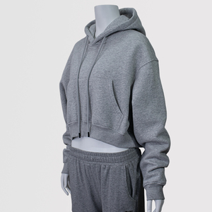 Conjunto de Sudadera con Capucha y Pantalones Deportivos de Forro Polar Grueso de Algodón para Hombre, de Alta Calidad OEM, de Invierno, de Secado Rápido y Transpirable - Product Image 6