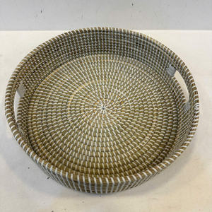 ถาดหญ้าทะเลหรูหรา 1 ใบ พร้อมเชือก PP ตะกร้าเก็บของอเนกประสงค์ เป็นมิตรกับสิ่งแวดล้อม ความคลาดเคลื่อนของขนาด <1 ซม. ความคลาดเคลื่อนของน้ำหนัก <5% - Product Image 2