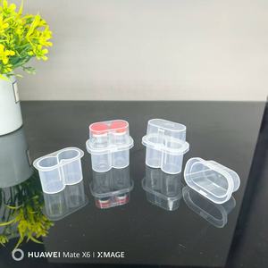 Коробка для хранения из двух частей, 3 мл, стерильная, пластиковая, прозрачная, для упаковки лиофилизированных вакцин и хранения стеклянных банок - Product Image 2