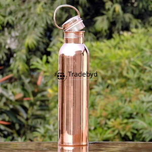 Lightweight and Stylish Copper Student Bottle Plastic Drinkware for College and School Hydration Tradebyd - Product Image 1