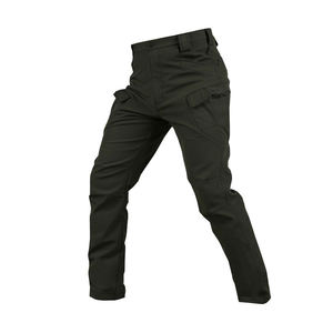 Pantalon cargo unisexe en coton mélangé respirant, coupe ergonomique, coutures renforcées, poches fonctionnelles, confortable pour un usage quotidien - Product Image 4