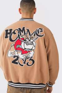 Chaqueta Varsity Acolchada de Invierno Personalizada con MOQ Bajo, Chaqueta de Lana 100% con Logotipo Frontal para Hombre, Resistente al Viento para Exteriores - Product Image 4