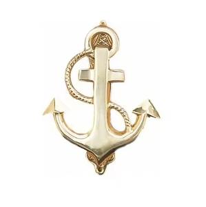 Sculpture d'ancre nautique en laiton fabriquée à la main Figurine décorative maritime vintage pour la maison Table bureau et affichage de cadeaux - Product Image 5