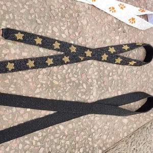 Striped Beaded Nickel Purse <b>Strap</b> Handmade for Clear <b>Bags</b> and <b>Replacement</b> by HUSSAIN CRAFTS - Product Image 1