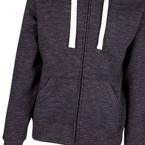 Sudadera con Capucha y Cremallera Gris Oscuro Unisex, Sudadera con Capucha de Forro Polar de Algodón con Cremallera Completa, Ropa Casual de Invierno, Tejido Suave, Corte Regular, Venta al por Mayor - Product Image 6