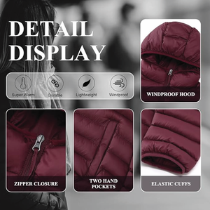 OEM Vestes bouffantes taille plus de haute qualité personnalisées pour femmes Veste d'hiver à bulles multicolore Impression de logo personnalisé pour l'extérieur - Product Image 5