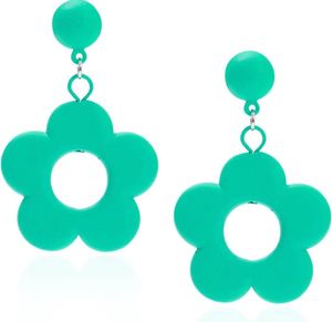 2024 mode tendance femmes boucles d'oreilles couleur bonbon fleur creux boucles d'oreilles simples et douces boucles d'oreilles fraîches et uniques - Product Image 4