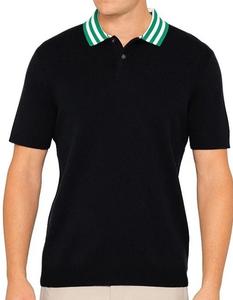 Chemise décontractée à manches courtes boutonnée pour homme Roberto Collina, 100% coton tricoté 220g, motif uni, respirante, teinte unie LODENFREY - Product Image 1