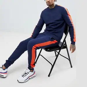 Top quality tracksuit for training /Fashionable Slim fit color combination men's Track suits for Men