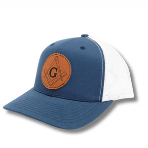 Casquette maçonnique classique au design traditionnel, ajustable, confortable, adaptée aux cérémonies, réunions et événements de la loge - Product Image 2