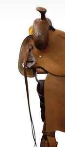 Selle Western RiderTrust Premium 100% cuir de buffle avec arçon en bois, confortable et durable, en provenance d'Inde - Product Image 2