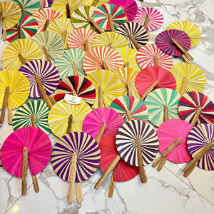 Éventail en feuille de palmier écologique, tissé à la main, pour fête sur la plage et décoration murale à la maison, en provenance du Vietnam, 99 Gold Data par Mme Violet - Product Image 2