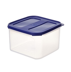 Square Modular <b>Plastic</b> <b>Container</b> 3 Litres Blue - Product Image 1