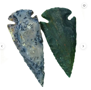 หัวลูกศรอาเกตธรรมชาติราคาโรงงานสำหรับอัญมณีและการรักษาจากอินเดีย - Product Image 5