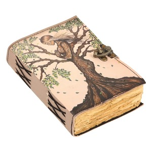 <b>Mother</b> Earth Handmade Vintage Leather Journal Spiral Bound Grimoire Blank Spell <b>Book</b> Shadow Gift for <b>Mother's</b> <b>Day</b> or Christmas - Product Image 2