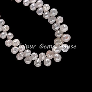 New Hot Selling White Diamond Drops for Making Jewelry and <b>Rings</b> Making Whole Sale Beads Gemstone Beads Precious <b>Crystal</b> Beads - Product Image 2