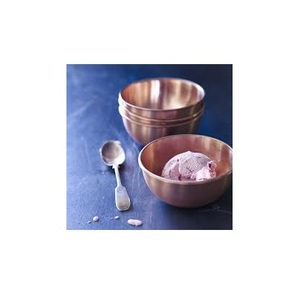 Cadeau de Noël écologique poli en cuivre de petite taille de 4.5 pouces fait à la main pour les restaurants et le style - Product Image 1