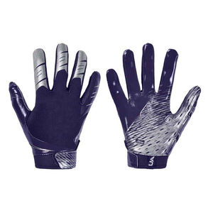 Guantes de Receptor de Fútbol Americano de Cuero Sintético Personalizados para Hombre, Ligeros, de Alta Agarre, Antideslizantes, con Logotipo Personalizado - Product Image 3