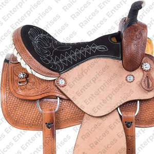 Top Trending Custom Made 100% Cuero de vaca Western Horse Saddle Cuero genuino hecho a mano de calidad premium - Product Image 4