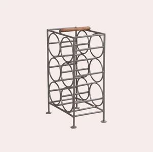 Porte-bouteille de vin en fer pliable pour cuisine décoration de la maison table à manger champagne vin présentoir support bar - Product Image 6