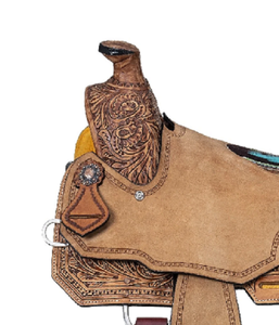 ชุดนักแข่งม้าหนังแท้คุณภาพพรีเมี่ยมอานม้าแบบตะวันตกและอังกฤษสำหรับขี่ม้า - Product Image 5