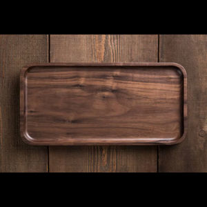 Bandeja de madera hecha a mano con un toque de lujo, elaborada por artesanos expertos en India - artesanía en madera - Product Image 1