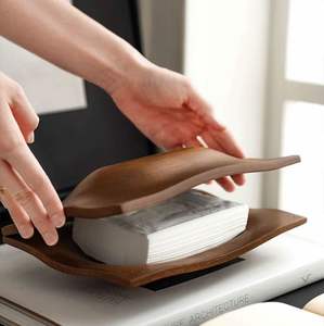 กล่องใส่กระดาษทิชชู่ กล่องเก็บกระดาษเช็ดปากแบบตั้ง - Product Image 2