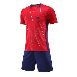 New Arrival Best Selling Lightweight Short Sleeve Adult Soccer Uniform High Quality 100% Polyester Customizable for Men - Product Image 1