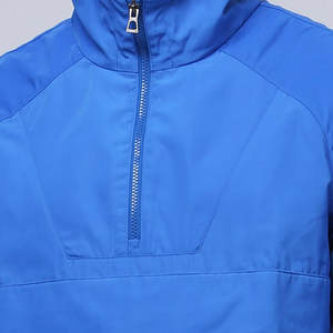 2025 Top Arrival Men's Canvas Anorak Windbreaker Jacket Full <b>Sleeve</b> Hood with <b>Detachable</b> Stand Collar and Rain Protection - Product Image 5