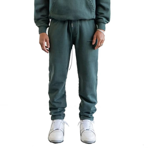 Survêtement de sport léger 100% coton pour hommes, respirant, à capuche, pour un entraînement et un exercice écologiques, à motif solide - Product Image 6