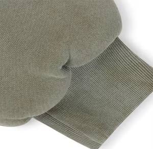 100% coton léger pull à capuche pour hommes meilleure qualité séchage rapide et respirant ensemble solide pour les survêtements d'hiver - Product Image 3