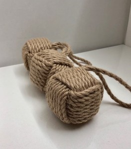 Nudo de Puño de Mono Moderno y Minimalista, Nudo Náutico, Bola Decorativa de Cuerda, Bola de Mono, Decoración de Puerta con Cuerda - Product Image 1
