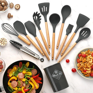 Stock 15 Pcs Silicone <strong>Kitchen</strong> Utensils Set 15 Piece Utensil Set Utensil Organizer for <strong>Kitchen</strong> - Product Image 4