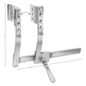 Instruments chirurgicaux en acier inoxydable de rétracteur d'épandeurs de côtes Finochietto manuels de haute qualité - Product Image 1