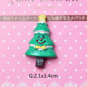 Parche de resina con parte trasera plana para manualidades navideñas, funda para teléfono, caja de papelería, accesorios de joyería - Product Image 5