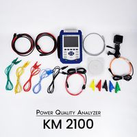 Analizador de calidad de energía y medidor de armónicos de alta precisión Kusam-Meco, medidores de potencia Premium, 2017