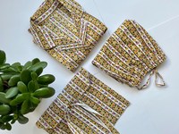Pyjama d'été thermique imprimé numérique floral très demandé pour femmes, vêtements de nuit élégants pour un usage quotidien, provenant d'Inde