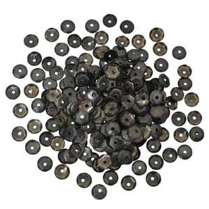 Usine en gros 5mm rond en vrac PVC paillettes en or argent noir pour bricolage artisanat et accessoires de vêtement - Product Image 4