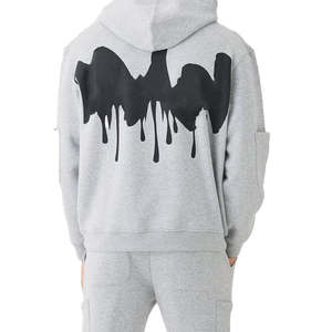 Chándal personalizado de entrenamiento con capucha para hombre con diseño transpirable e impresión gráfica personalizada en colores de invierno Sudadera con capucha personalizada - Product Image 4